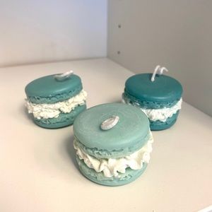 Macaroon candle set of 3
